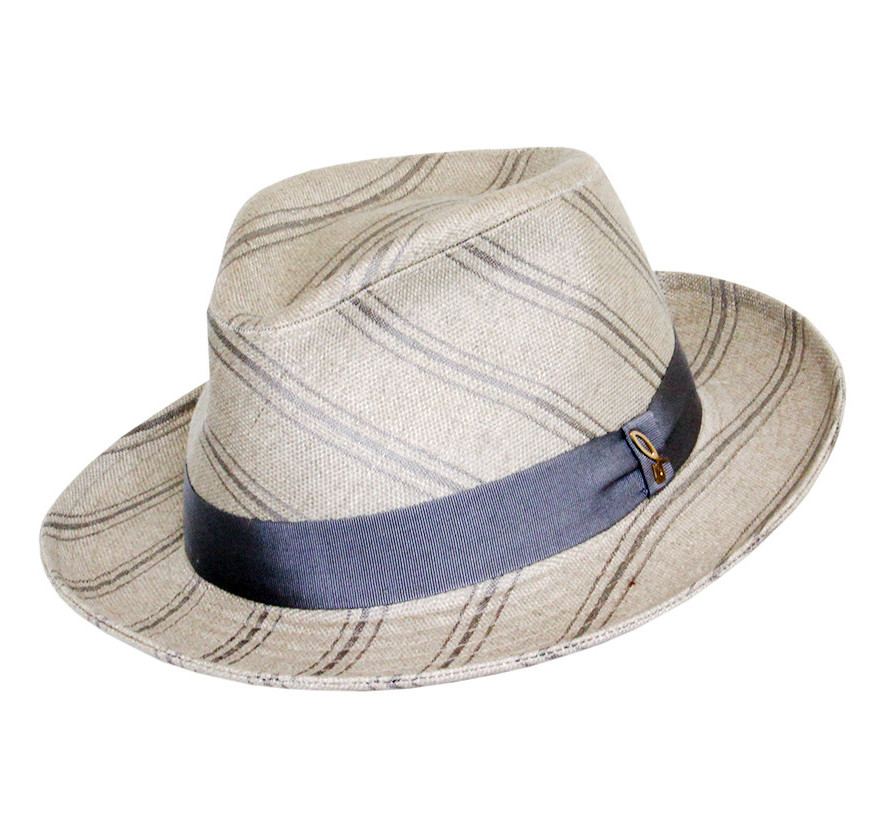 Doria Linen Fedora | Eurohats.com - Europe's Quality Hat Shop